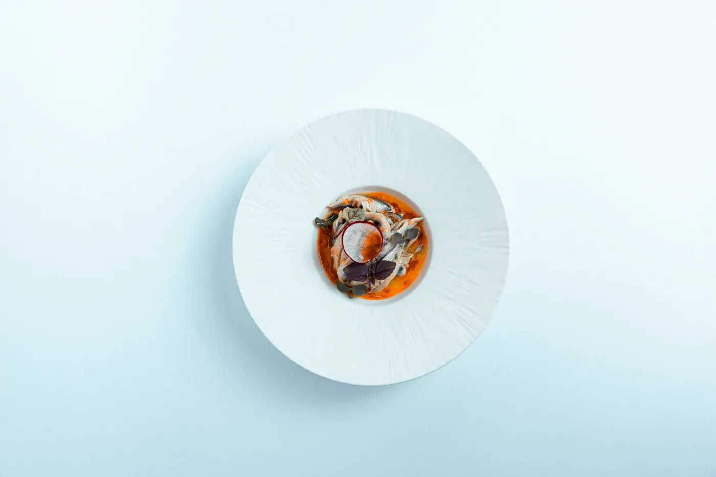 Fresh dish at Sirena restaurant